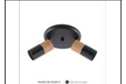 DL6406/2 BK CEILING LT INCLUDED