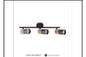 DL6407/3 BK CEILING LT INCLUDED