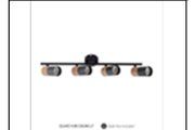 DL6407/4 BK CEILING LT INCLUDED