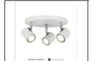 DL6408/3 WT CEILING LT INCLUDED