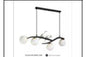 DL6420/4 BK DINING LAMP INCLUDED