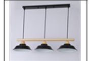 DL6704/3 WOOD DINING LAMP INCLUDED