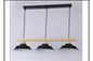 DL6704/3 WOOD DINING LAMP INCLUDED