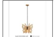 DL6603 WOOD DINING LAMP INCLUDED