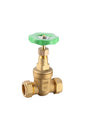 Cobra Gate Valve Green Compression 22mm Rough Brass