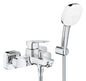 Grohe Cubeo Bath Mixer Exposed With Handspray Chrome