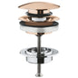 Grohe Waste set with push-open plug warm sunset