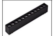 VT830B BK 3000K MAGNETIC TRACK LT 18W