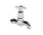 Cobra Star Heavy Pattern Bibtap Plain 1/2 MI Chrome