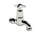 Cobra Star Heavy Pattern Hose Bibtap 1/2 MI Chrome