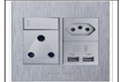 S8-211 SA/EURO/USB Socket(4X4)