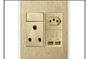 S12-211 SA/EURO/ USB Socket(4X4)