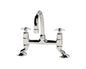 Cobra Star Heavy Pattern Sink Mixer Pillar Type Swivel Spout 1/2 MI Chrome