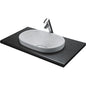 Vaal Zircon Oval Drop In Basin No Taphole White
