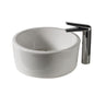 Vaal Savannah Design Round Countertop Basin No Taphole White