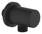 Grohe Rsh Wall Union 1/2", With Round Collar Phantom Black