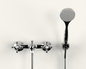 Cobra Roma Original Light Pattern Bath Mixer Wall Type & Handshower