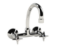 Cobra Star Original Light Pattern Sink Mixer Wall Type Swivel Spout 1/2 MI Chrome