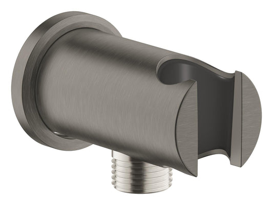 LAUNCHING MARCH 2026Grohe Rain Shower Wall Union With Holder Brushed Hard Graphite