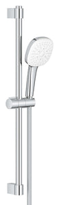Grohe Tempesta Cube 110 Shower Rail Set 3 Sprays (Rain, Jet, Massage) Chrome