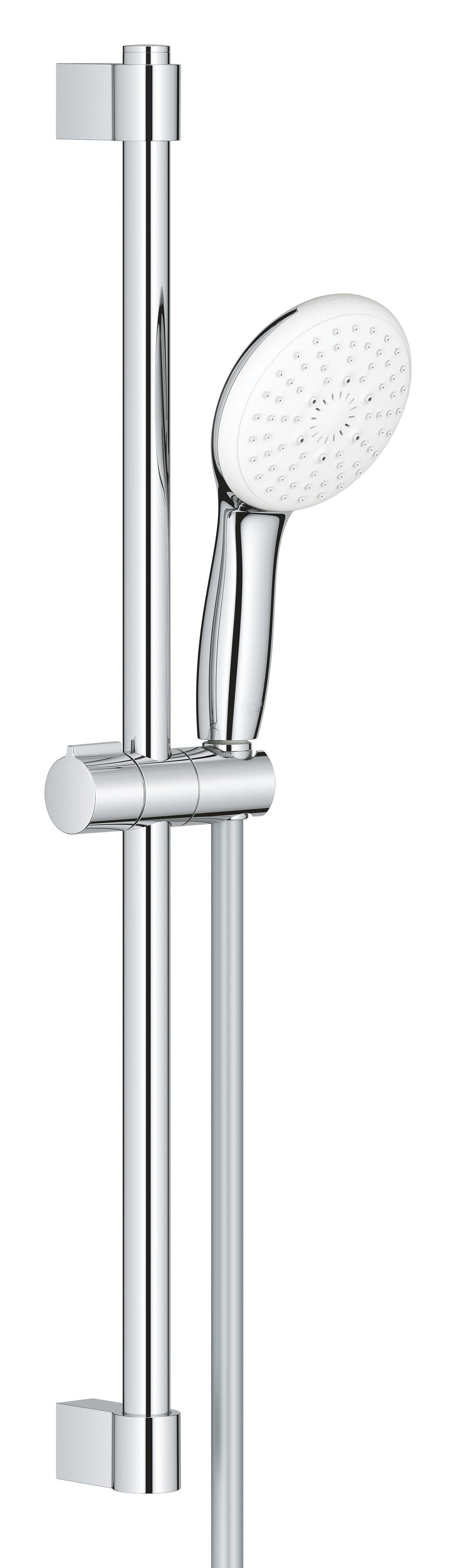 Grohe Tempesta 110 Shower Rail Set 3 Sprays (Rain, Jet, Massage) Chrome