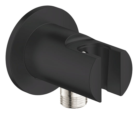 Grohe Tempesta Wall Union With Holder Matte Black