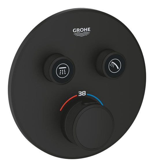 Grohe Grt Smartcontrol Thm Trimset Round 2Sc Phantom Black