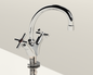 Cobra Ledimo Original Light Pattern Sink Mixer Pillar Type Swivel Spout M10X1/2FI Chrome