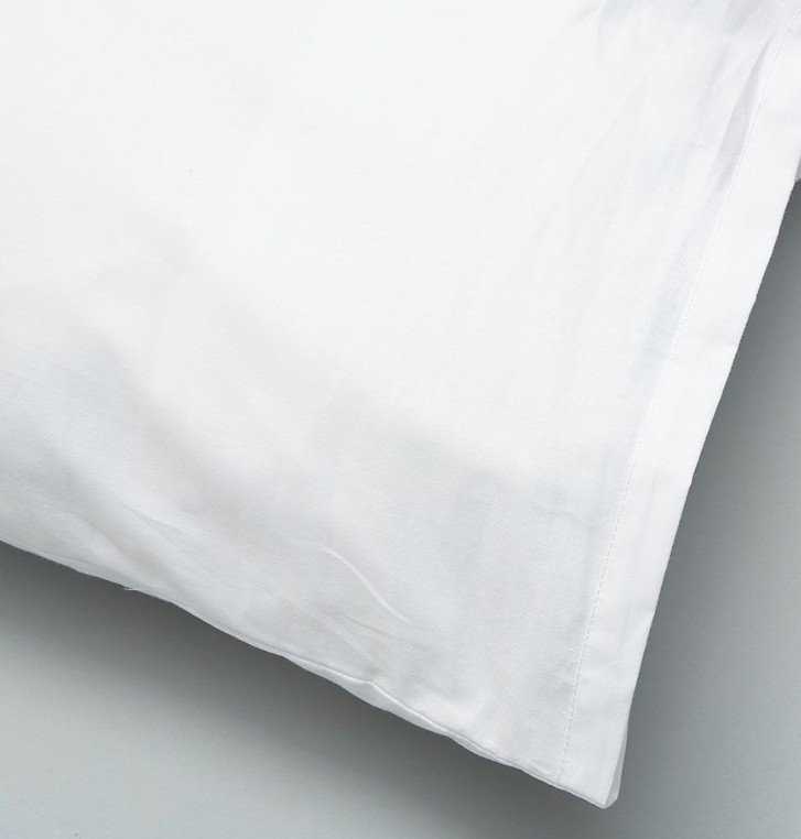 Hospitality 100% Cotton 300TC Sateen Stripe White KING