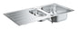 Grohe K200 Stainless Steel Sink with drainer stainless steel