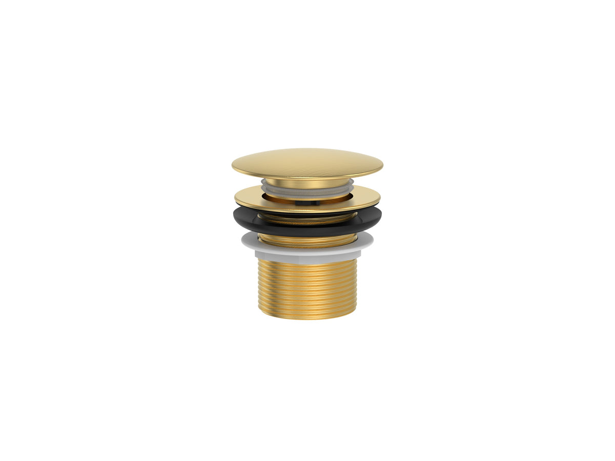 Cobra Seine Waste Bath Unslotted Brushed Gold