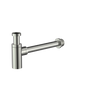 Cobra Seine Bottle Trap Round With Waste Pipe 32mm Brushed Nickel