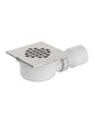Cobra Seine Shower P Trap Square Grid Brushed Nickel
