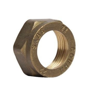 Cobra Compression Spare Capnut X25 22mm Rough Brass