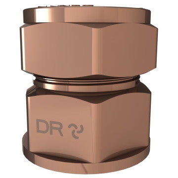 Cobra Compression Coupler Straight 3XS CXFI 28mm Rough Brass