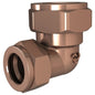 Cobra Compression Elbow 90 Reducing CXC 22X15 Rough Brass