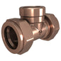 Cobra Compression Reducing Tee CXCXFI 22X1/2 Rough Brass
