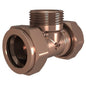Cobra Compression Tee CXCXMI 15mm Rough Brass