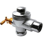 Cobra FJ Toilet Flush Valve Concealed 20MM FI Connection Brushed Chrome