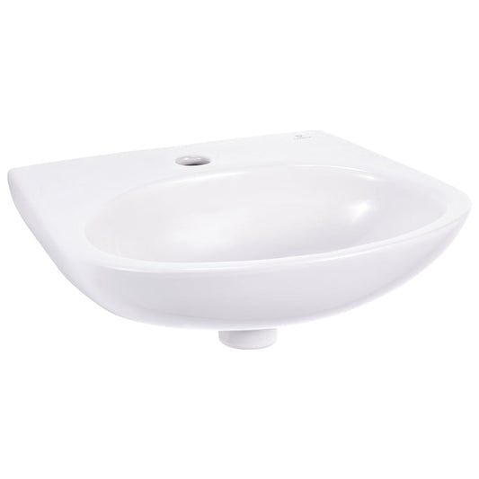 Cobra Welcome Wall Hung Medium Basin 1 Taphole White