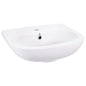 Cobra Shelter Wall Hung Round Basin 1 Taphole White