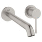 Grohe Essence Two-Hole Basin Mixer L-Size Supersteel