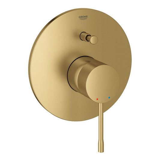Grohe Essence Single-lever bath/shower mixer trim brushed cool sunrise