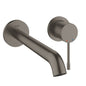 Grohe Essence Two-Hole Basin Mixer L-Size Brushed Hard Graphite