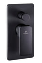 Cobra Arrive Bath/Shower Concealed Diverter Mixer 4 Ports 1/2 FI Matte Black