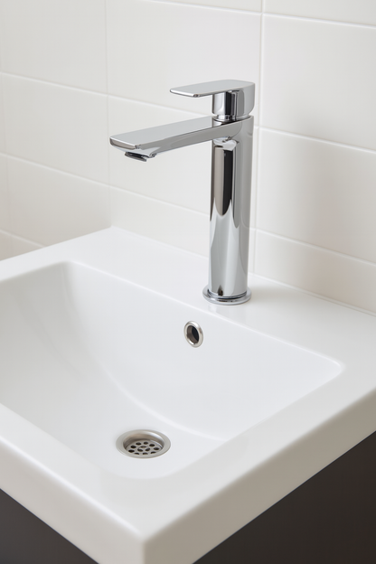 High basin mixer