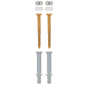 Cobra Basin Fixing Mirror Head Screws 1Pr