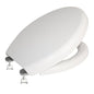 Vaal Jazz Thermoset Seat Metal Hinge White