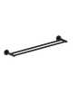 Cobra Seine Double Towel Rail 600mm Matte Black