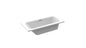 Cobra Carmen 1500x700x390 Built In Bath With Handles White